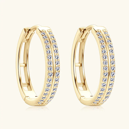 Bright Gold Hoop Earrings