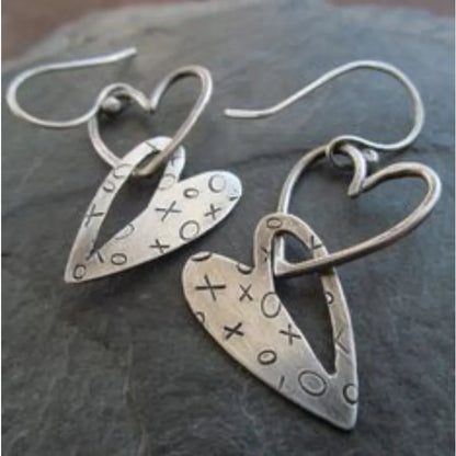 Vintage Handmade Silver Earring