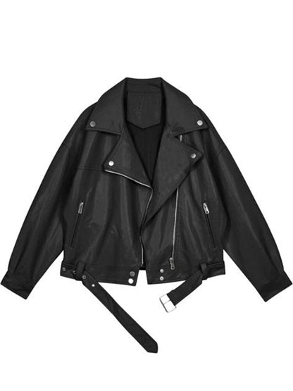 JO | Oversized leather jacket