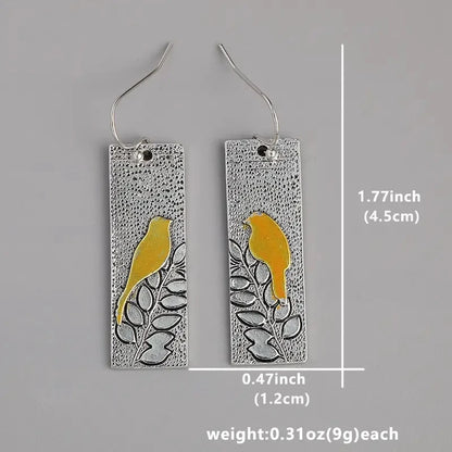 Vintage Handmade Silver Earring