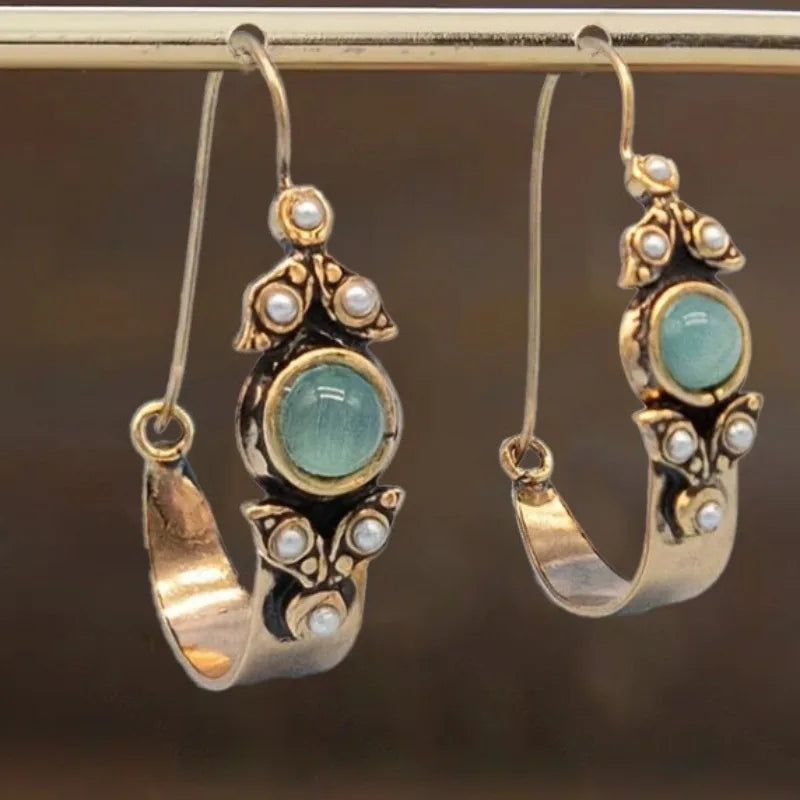 Vintage Handmade Silver Earring
