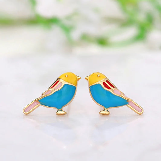 Vintage Handmade Gold Earring