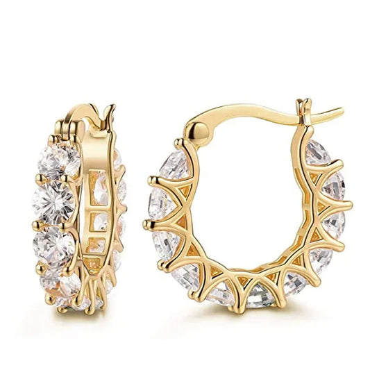Romantic Gold Earring for Special Moments