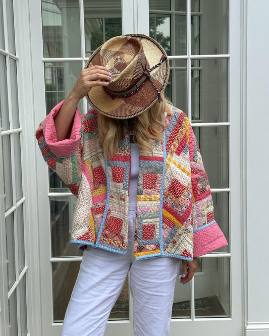 JO | stylish patchwork quilted jacket