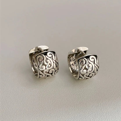 Classic Silver Earring with Timeless Appeal