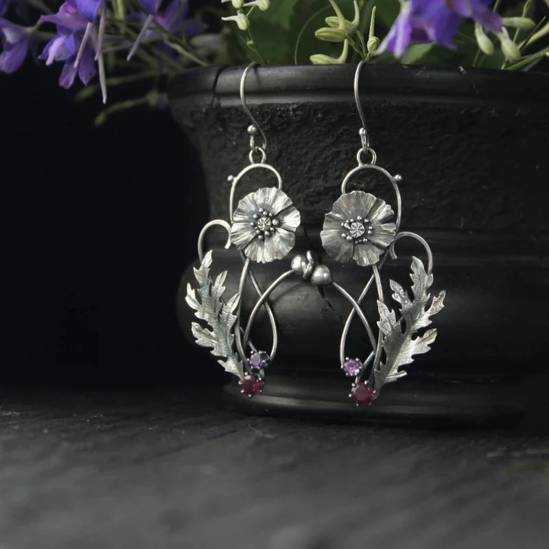 Romantic Silver Earring for Special Moments