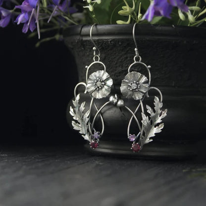 Romantic Silver Earring for Special Moments