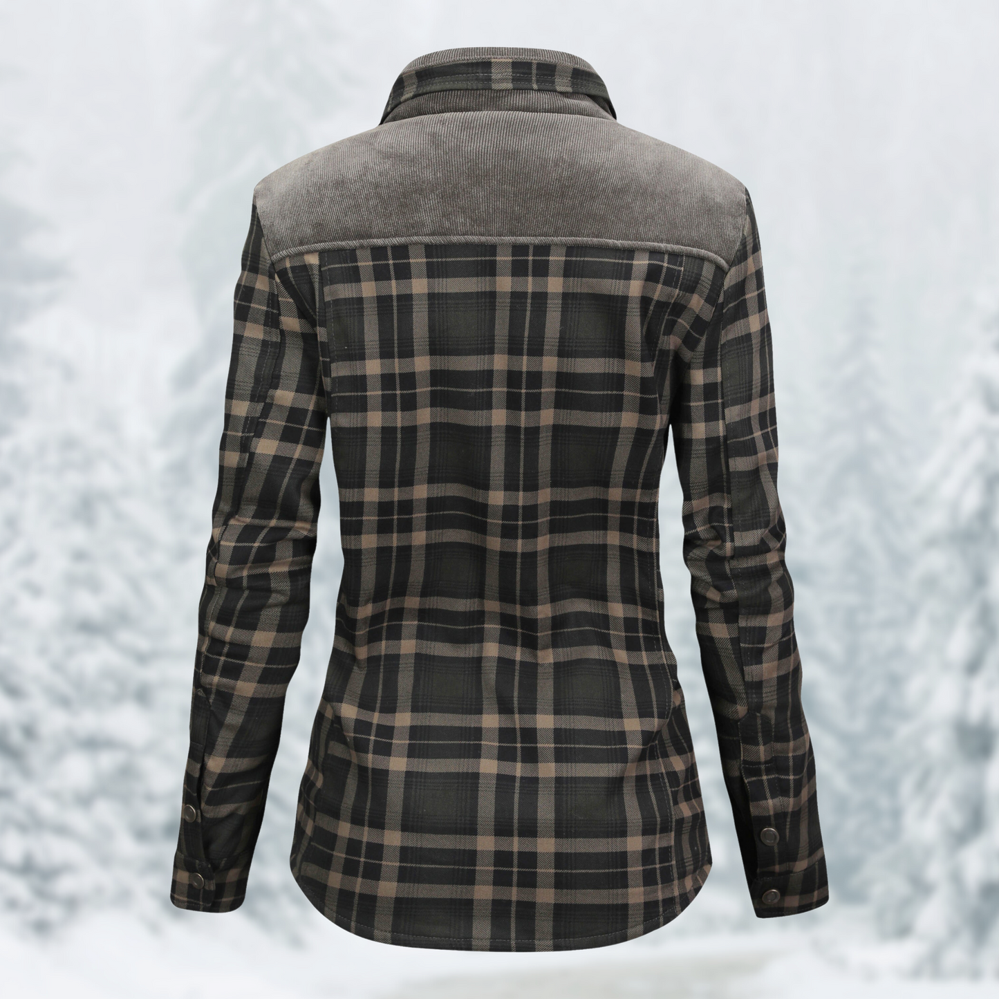 JO | Flannel hiking jacket for women