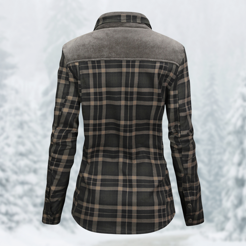 JO | Flannel hiking jacket for women