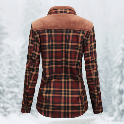 JO | Flannel hiking jacket for women