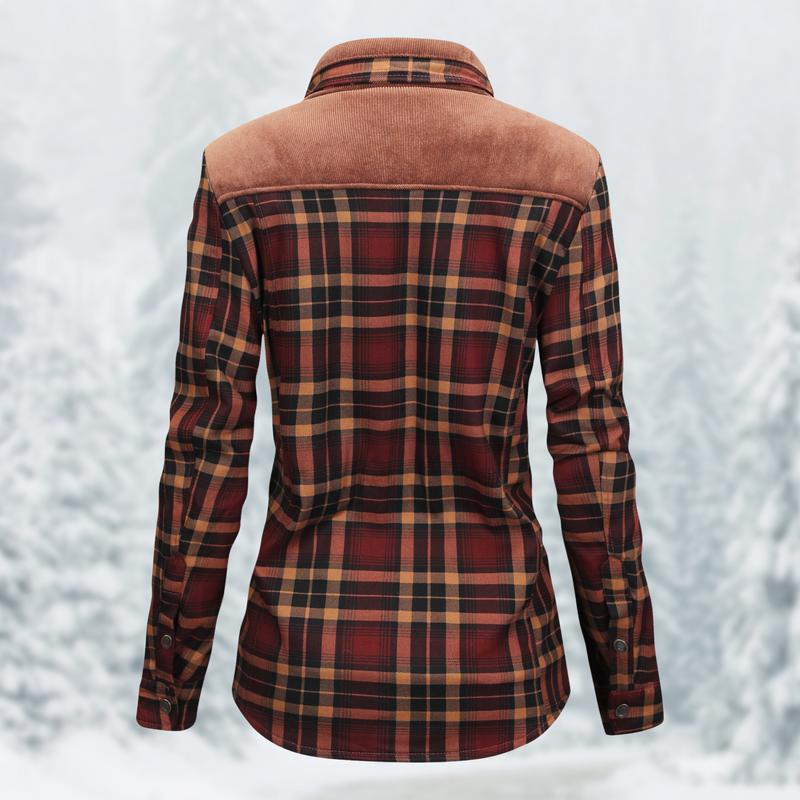 JO | Flannel hiking jacket for women