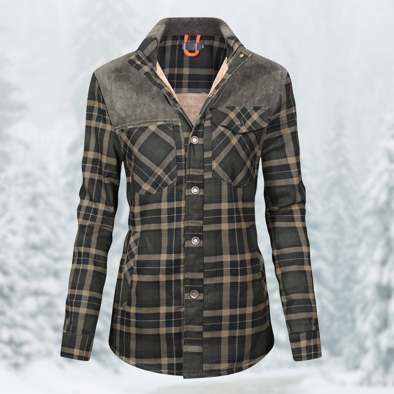 JO | Flannel hiking jacket for women