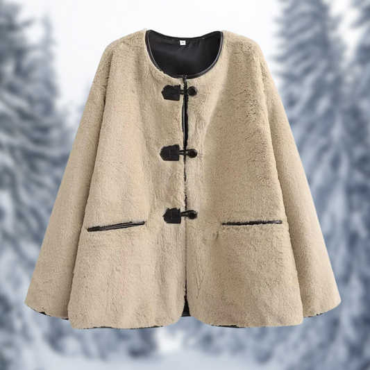 JO | Winter faux fur fleece jacket