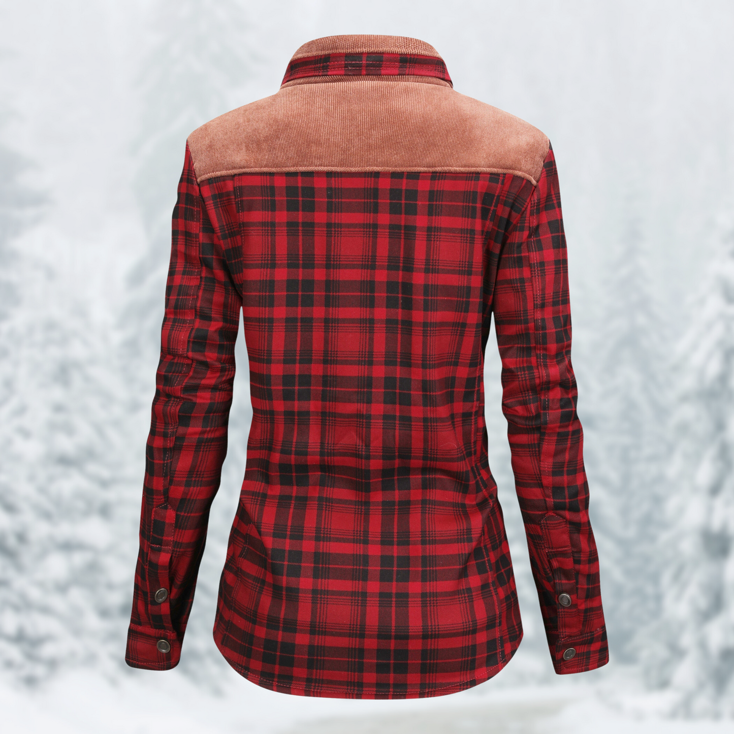 JO | Flannel hiking jacket for women