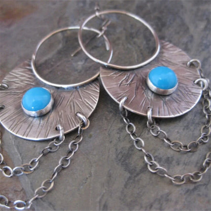 Vintage Handmade Silver Earring