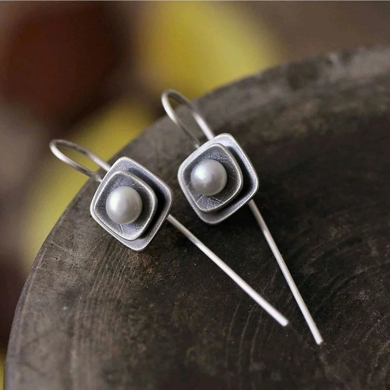 Classic Silver Earring with Timeless Appeal