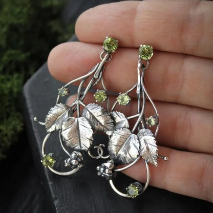 Delicate Artisan Silver Earring