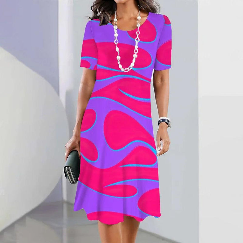 KS | Printed midi dress