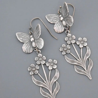Delicate Artisan Silver Earring
