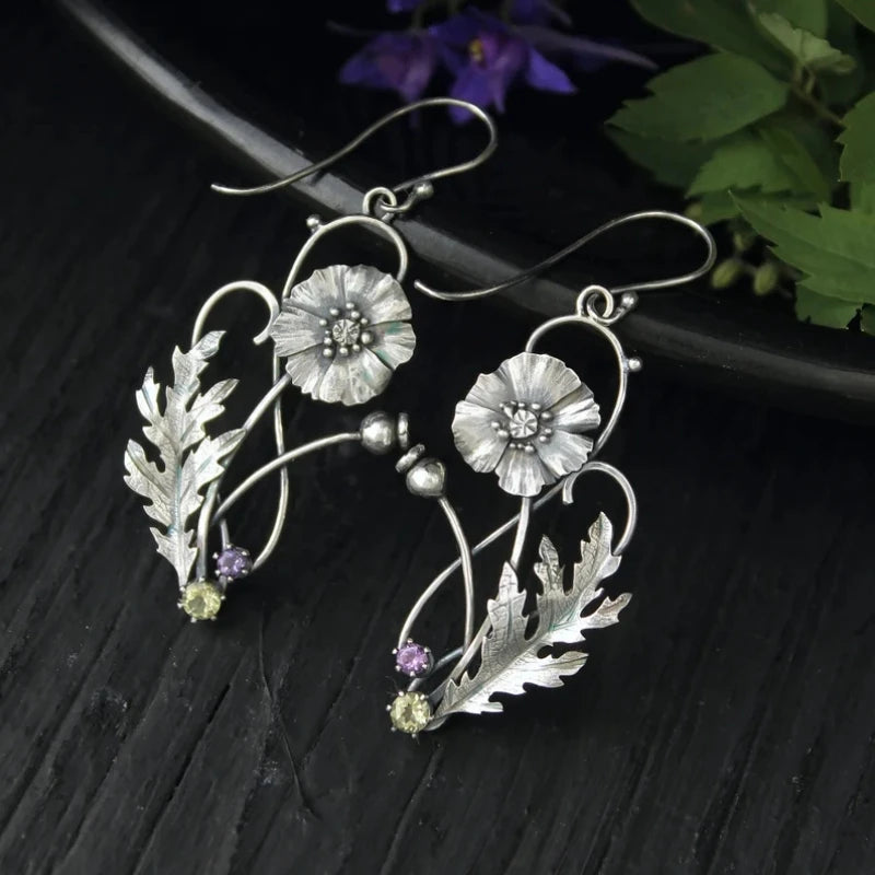 Romantic Silver Earring for Special Moments