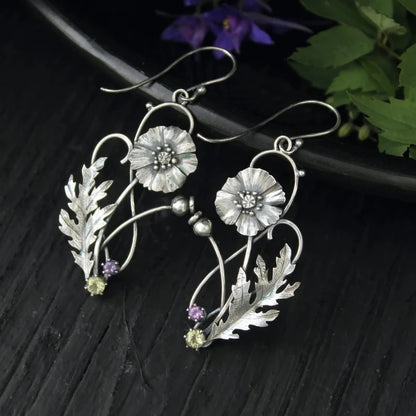 Romantic Silver Earring for Special Moments