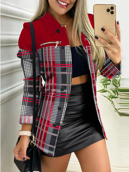 JO | Chic geometric jacket for women