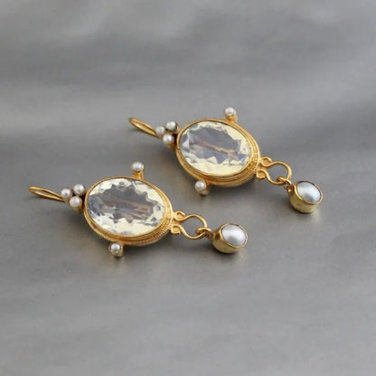 Vintage Handmade Pearl Earring