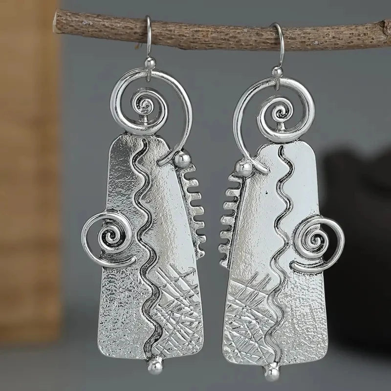 Beautiful Silver Earring with Unique Style