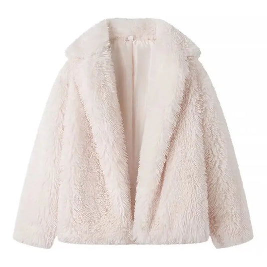 JO | elegant plush fur coat