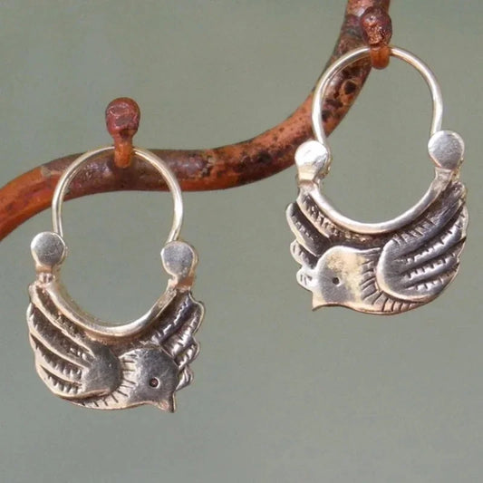 Delicate Artisan Silver Earring