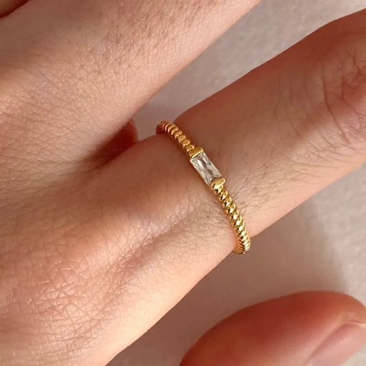 Delicate Artisan Silver Ring