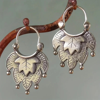 Delicate Artisan Silver Earring