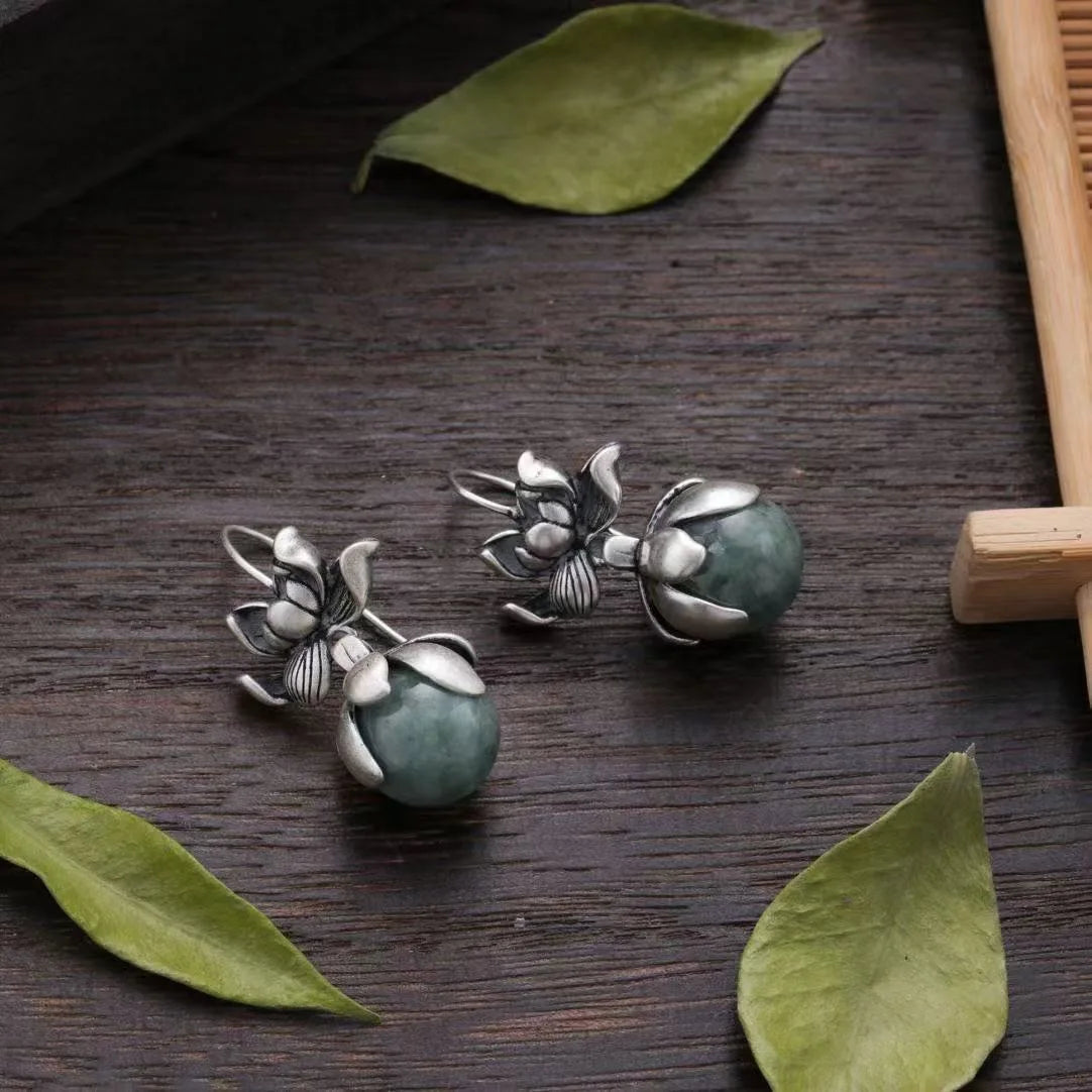 Vintage Handmade Silver Earring