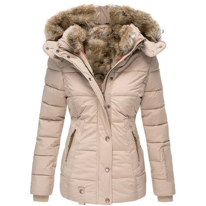JO | Jacket for women with collar and fur