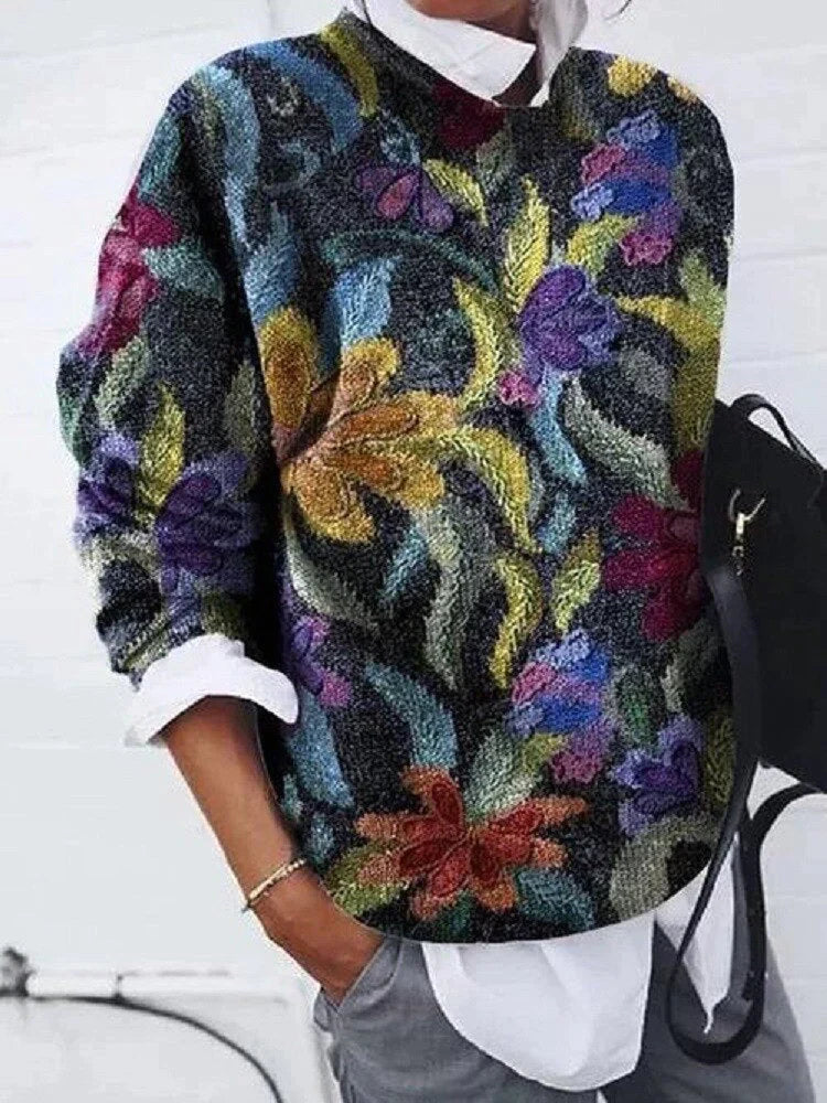 JO | Elegant sweater with print