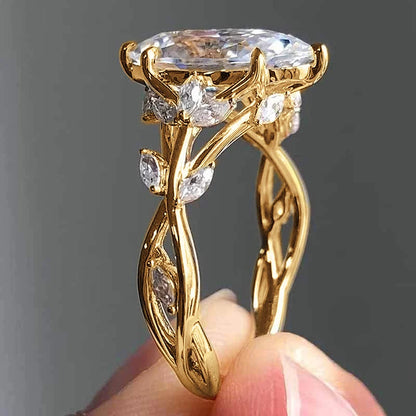 Delicate Artisan Gold Ring