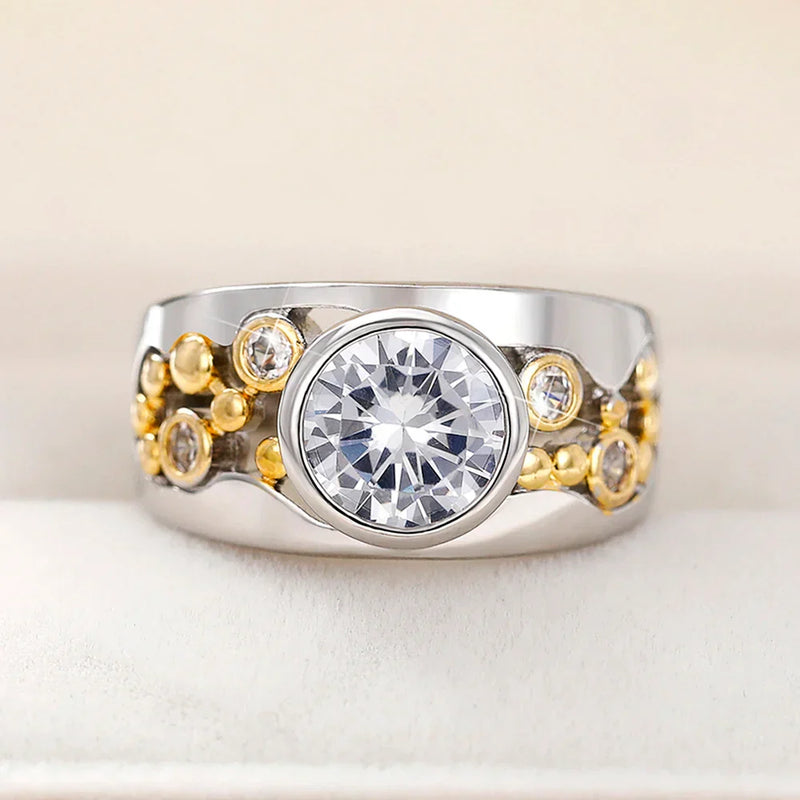 Delicate Artisan Gold Ring