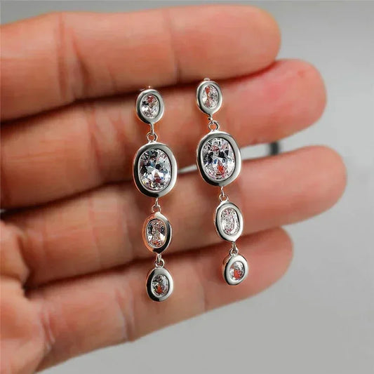 Vintage Handmade Silver Earring