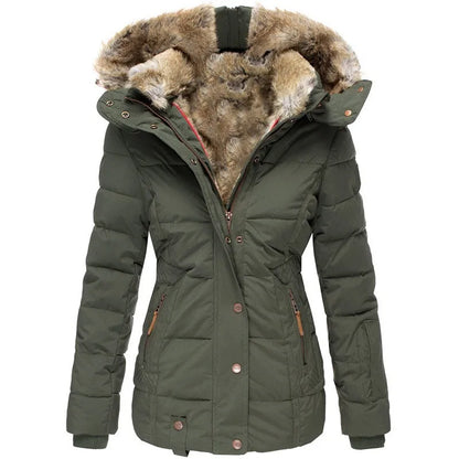 JO | Jacket for women with collar and fur