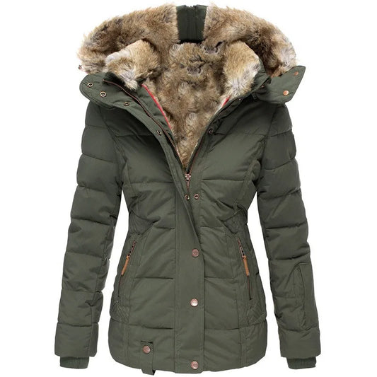 JO | Jacket for women with collar and fur