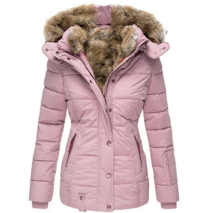 JO | Jacket for women with collar and fur