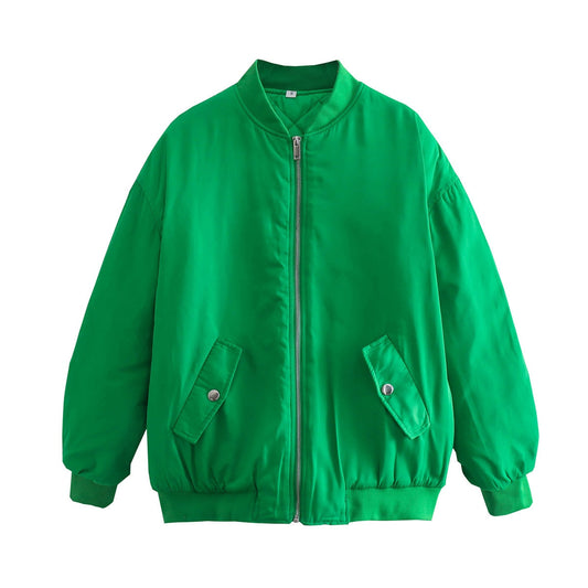 JO | oversized jacket with zipper