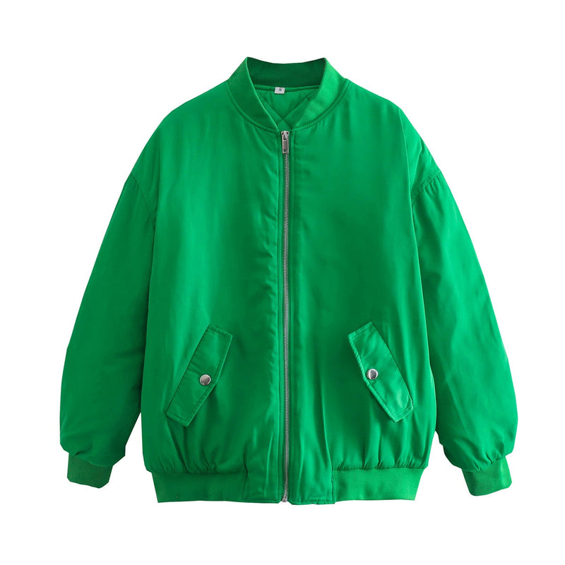 JO | oversized jacket with zipper