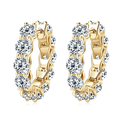 Delicate Artisan Gold Earring