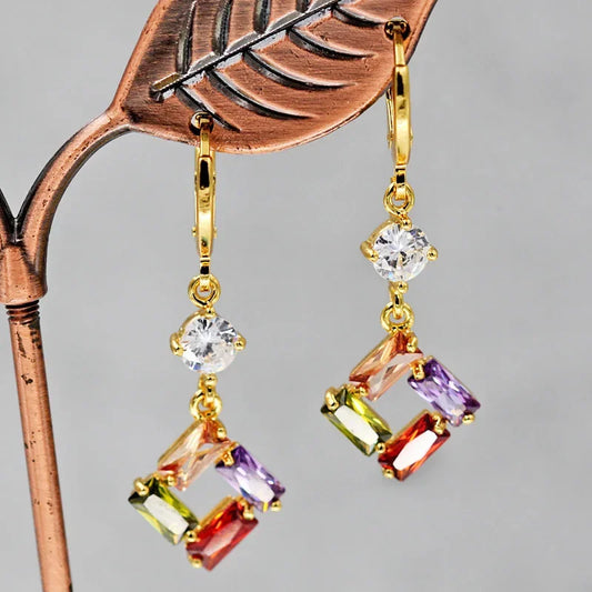 Delicate Artisan Gold Earring