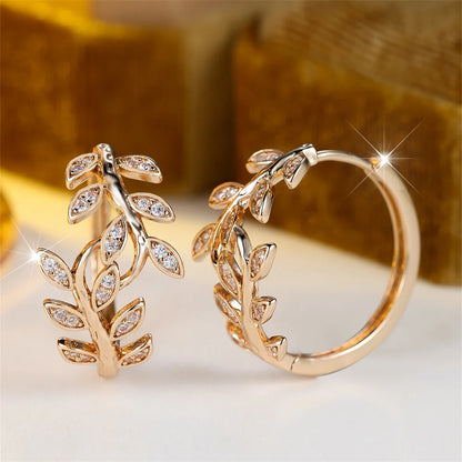 Vintage Handmade Gold Earring