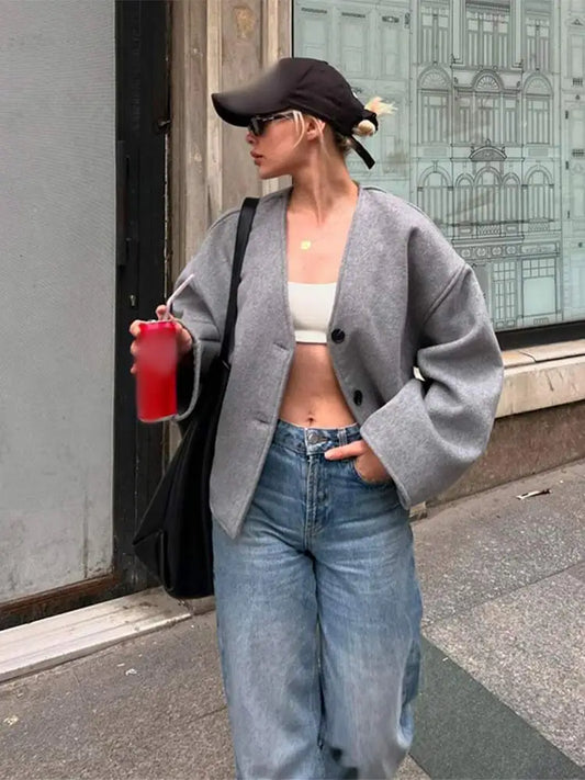 JO | retro double-sided streetwear jacket
