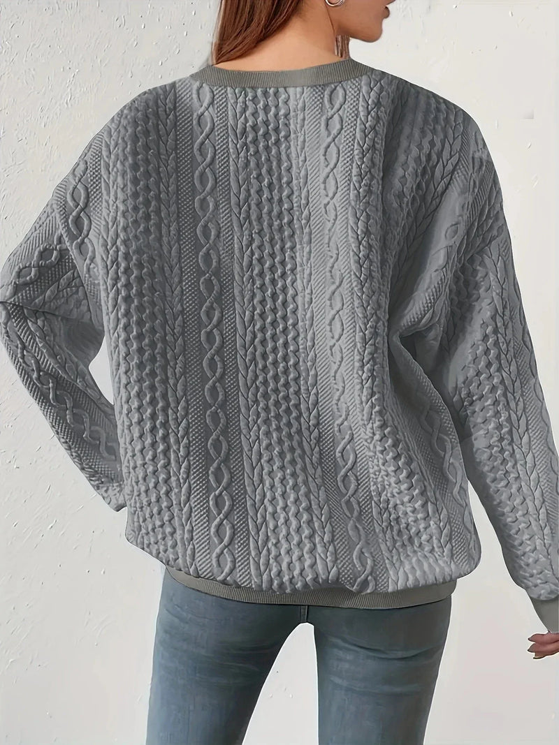 JO | Round neck sweatshirt with long sleeves