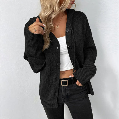 JO | Cozy cardigan with hood