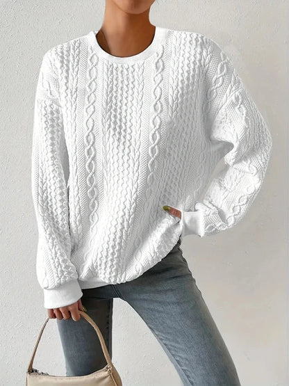 JO | Round neck sweatshirt with long sleeves